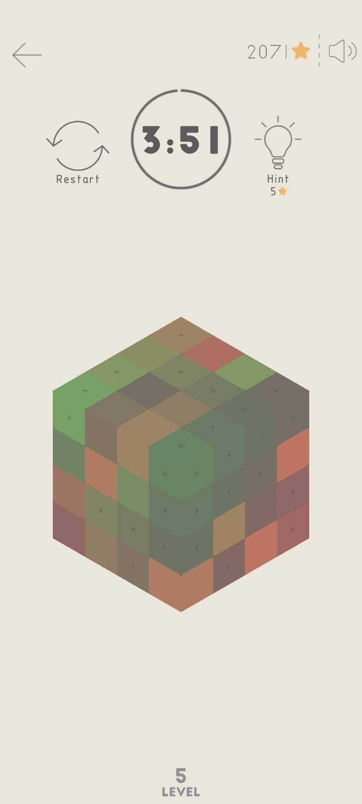 Screenshot of Hue Cube