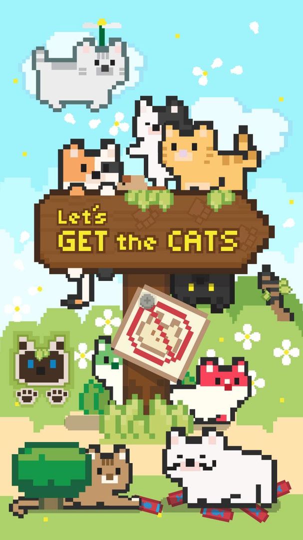 고양이를 줍자: 냥줍줍냥냥줍 귀여운 고양이 게임 게임 스크린 샷