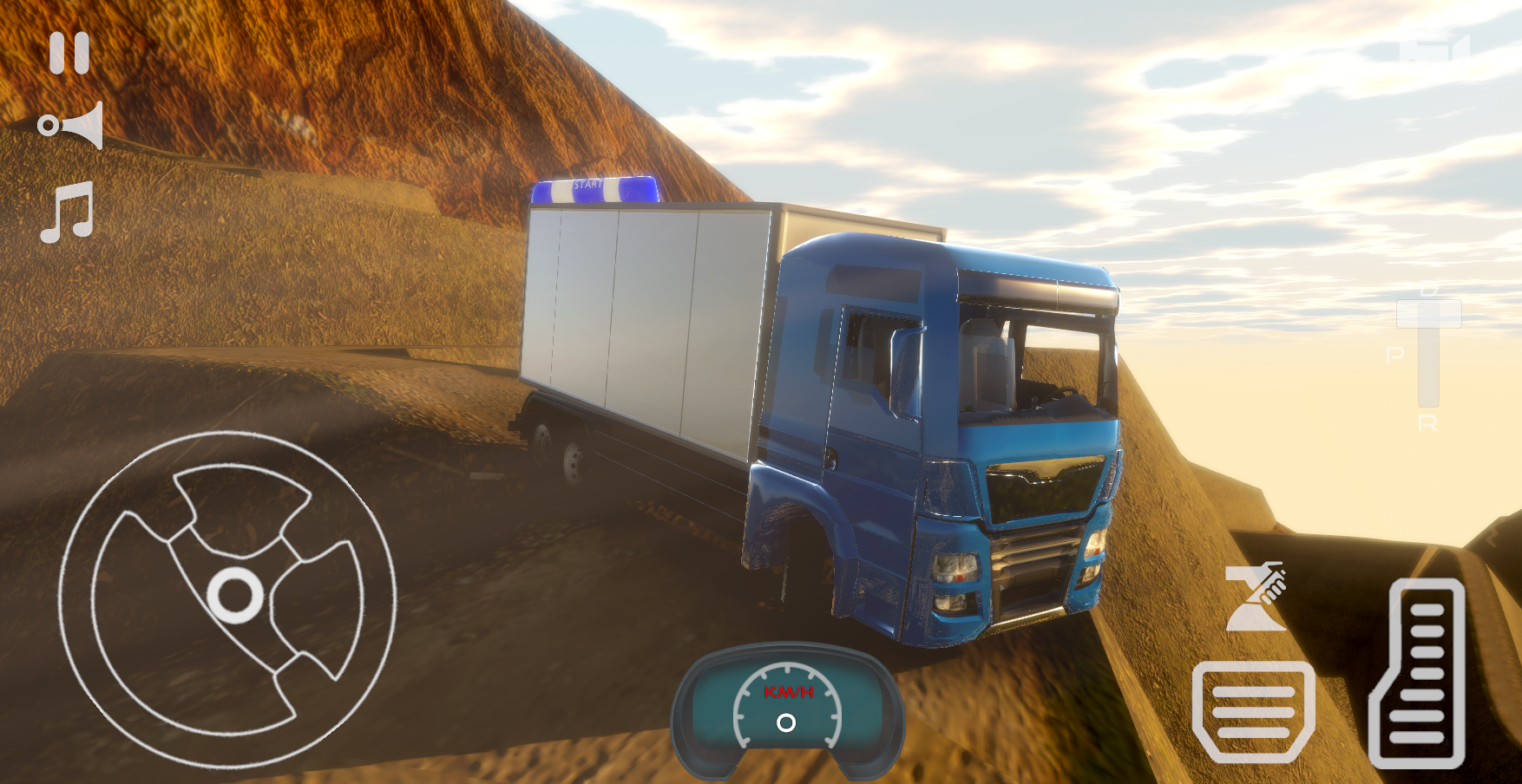 Captura de Tela do Jogo Truck Simulator Grand Road 3D