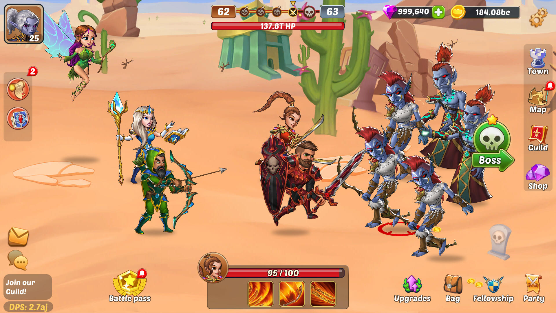 Firestone: Online Idle RPG screenshot game
