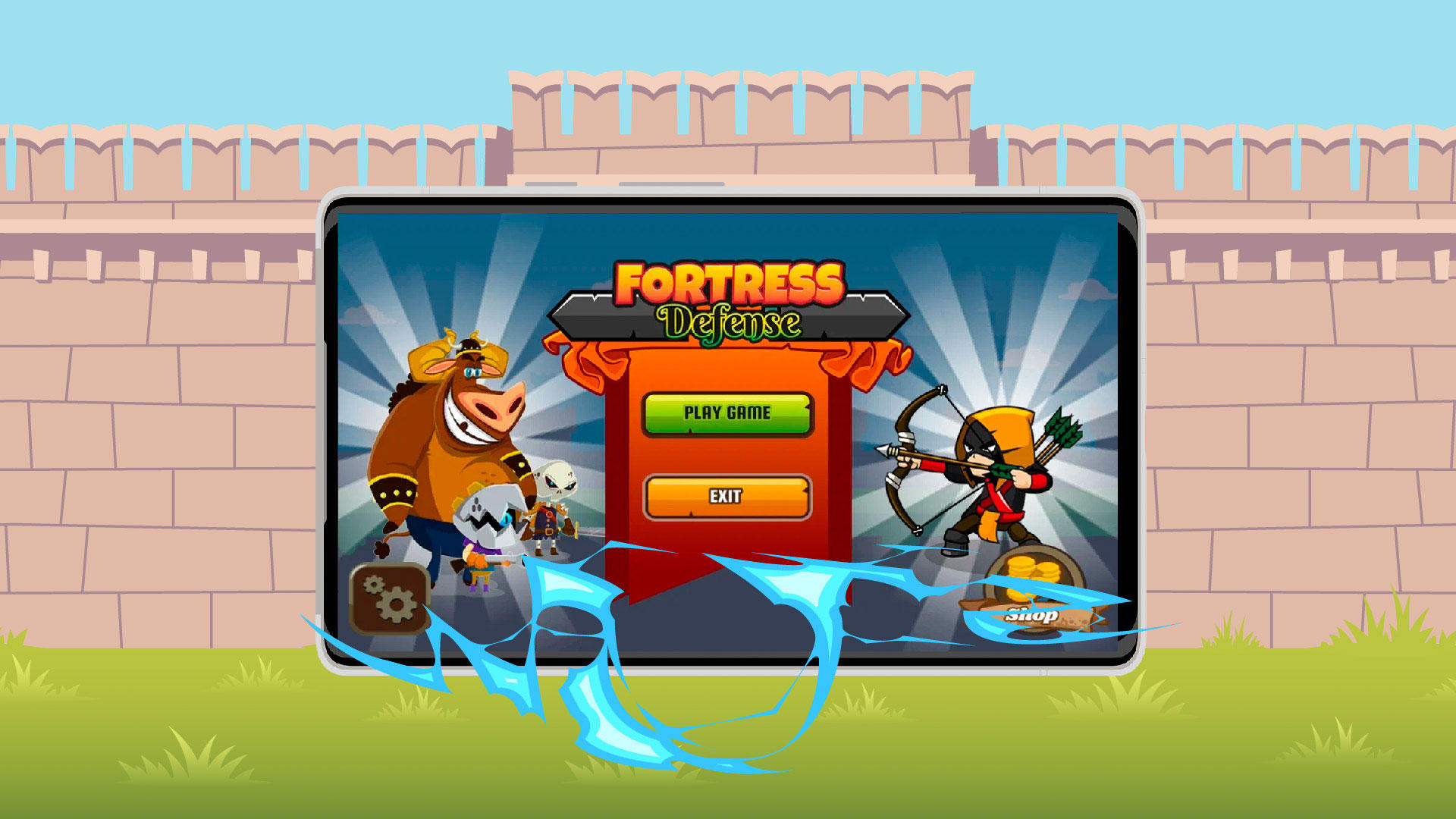 Fortress Defense Game Screenshot