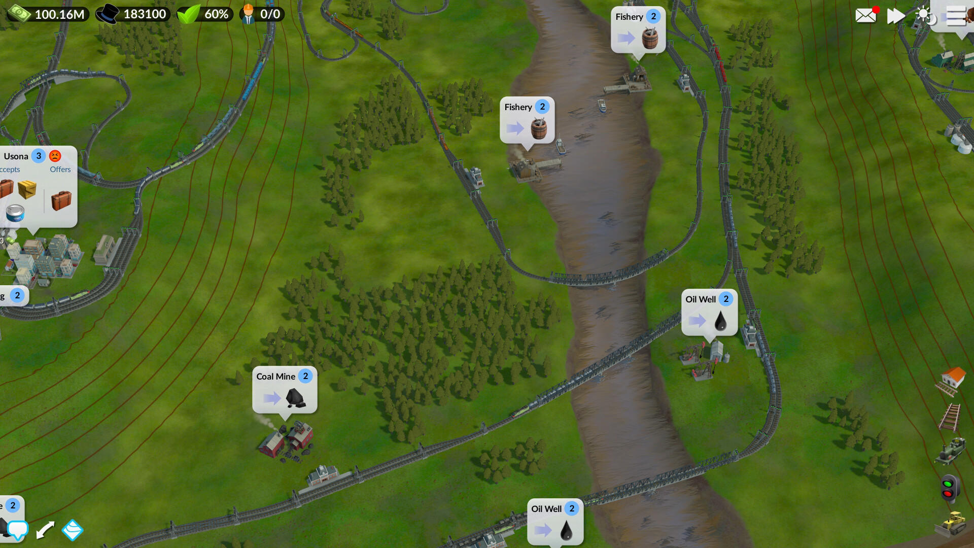 DeckEleven's Railroads 2 screenshot game