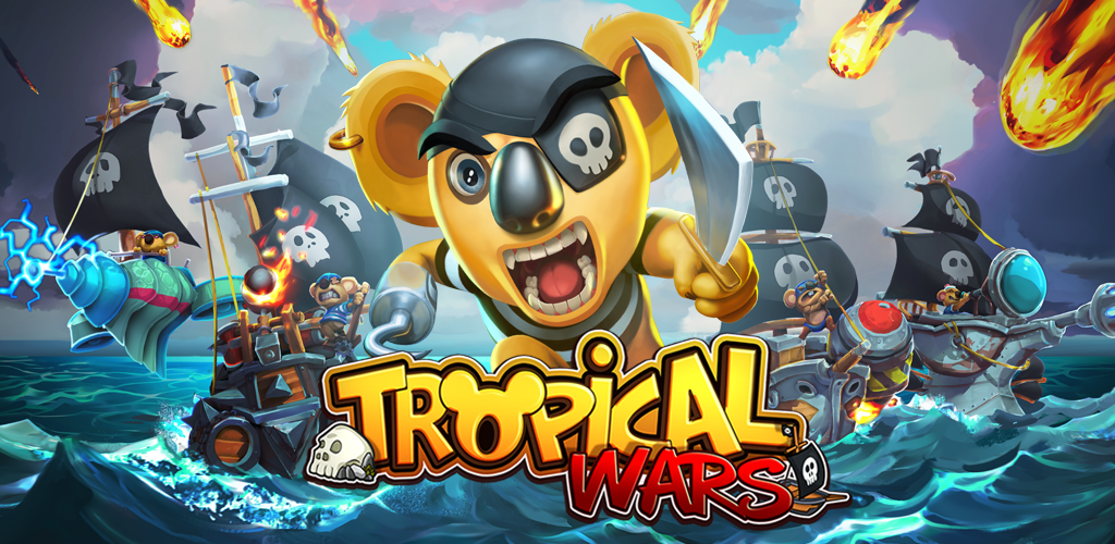 Banner of Tropical Wars - Piraten-Kampf 
