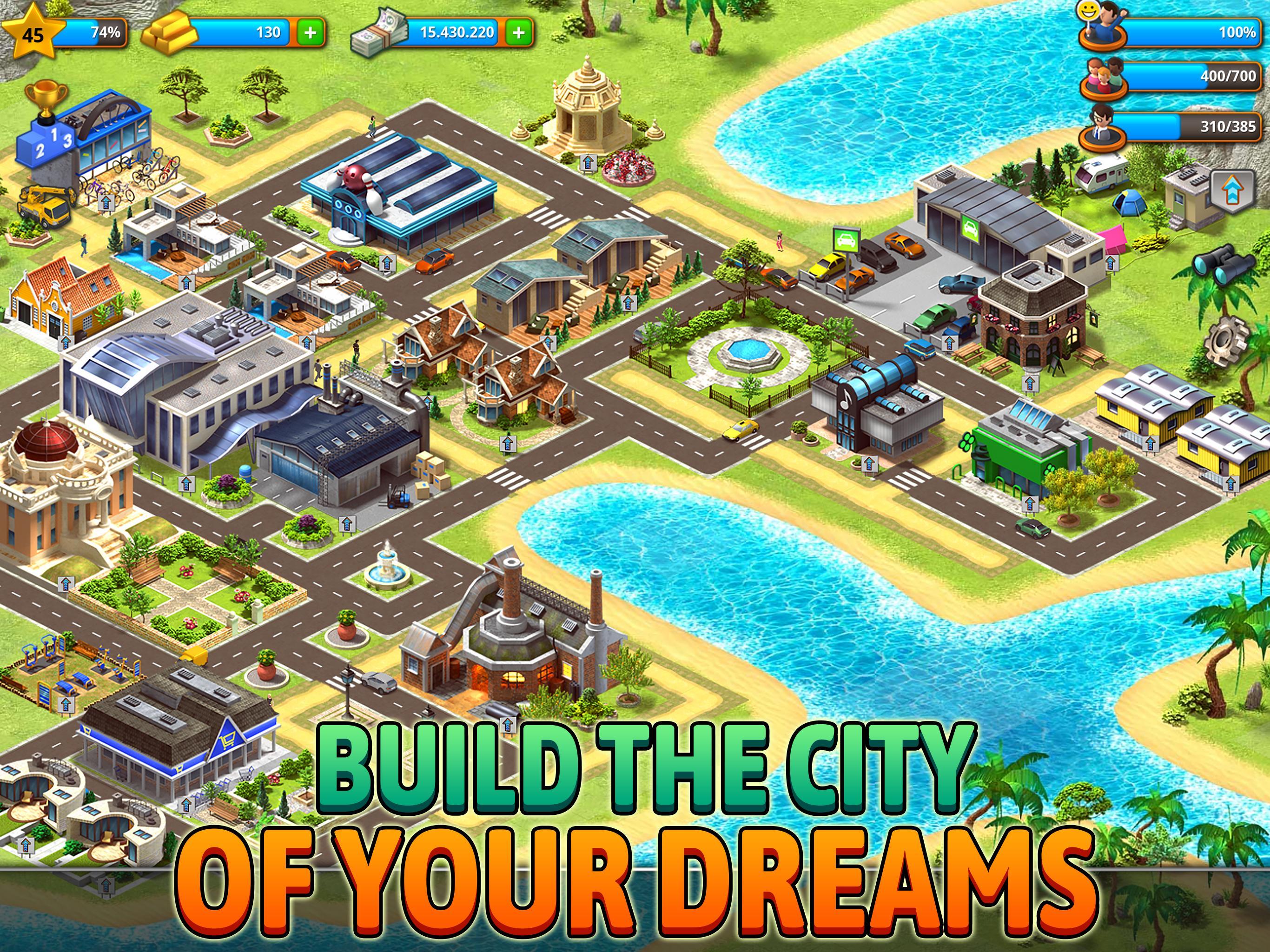 Paradise City: Building Sim Game Screenshot