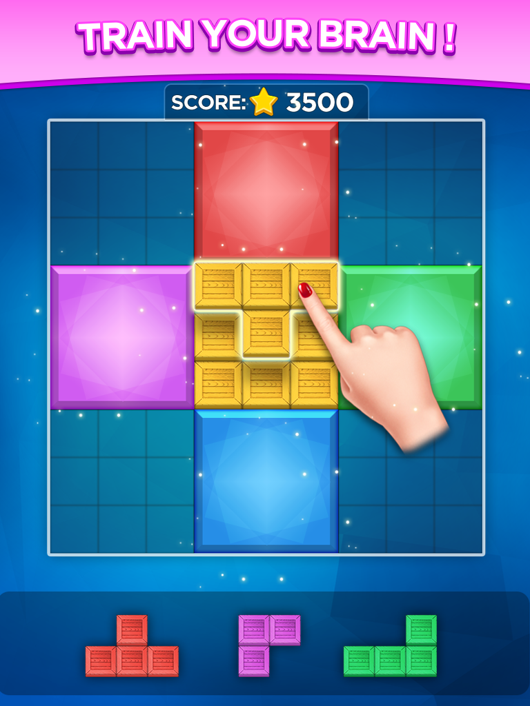 Скриншот игры Color Block Puzzle