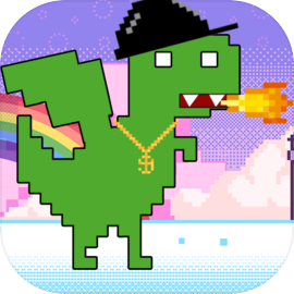  You Are Offline T-Rex [Dino Run] Pixel Art Dinosaur