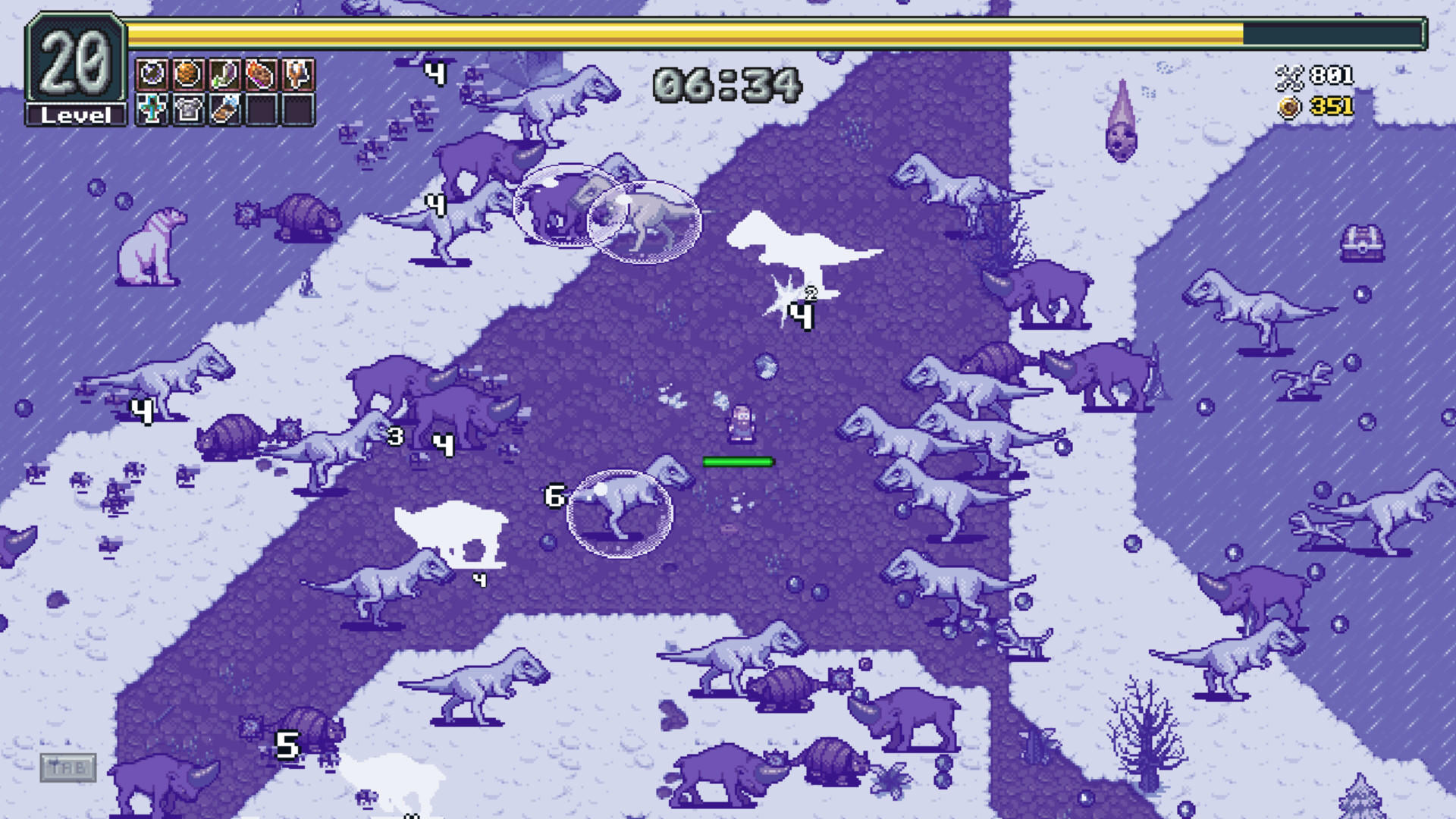 Screenshot of Dino Survivors