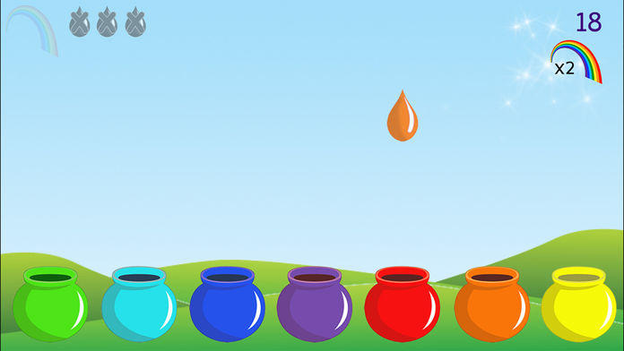 Rainbow Drops ภาพหน้าจอเกม