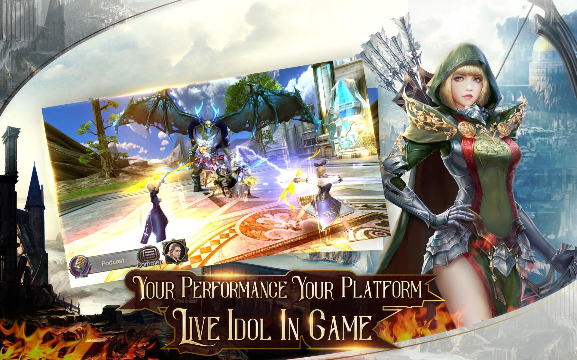 Immortal Thrones-3D Fantasy Mobile MMORPG Game Screenshot