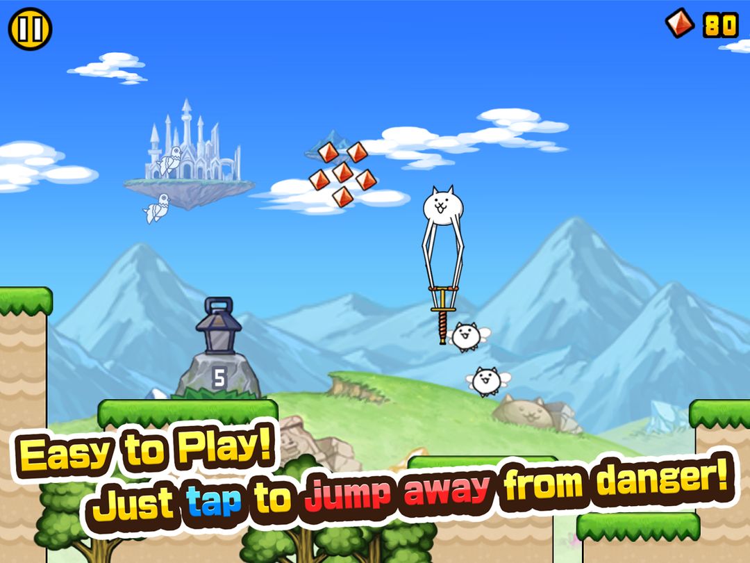 Go! Go! Pogo Cat screenshot game