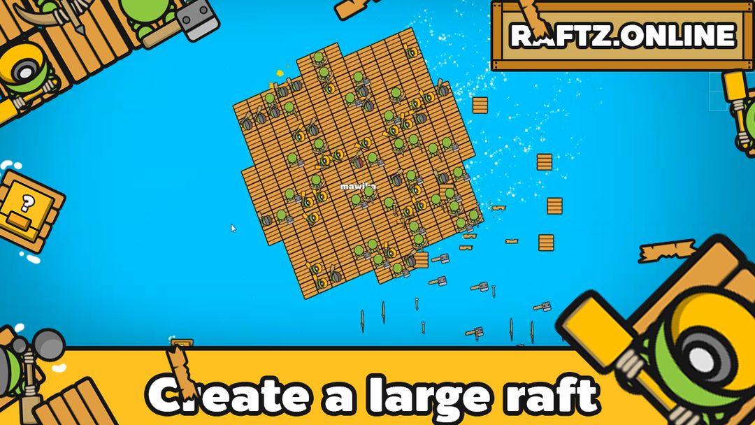 Raftz.online screenshot game