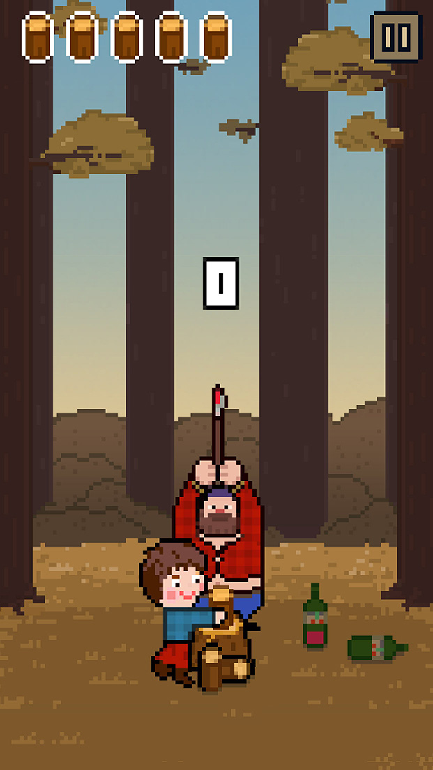 Chopping Wood Simulator Game Screenshot