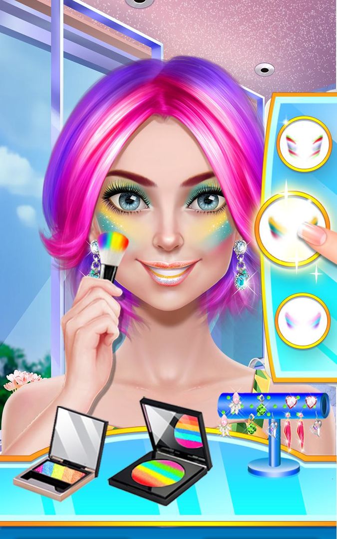 Makeup Artist - Rainbow Salon ภาพหน้าจอเกม