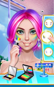 Скриншот игры Makeup Artist - Rainbow Salon