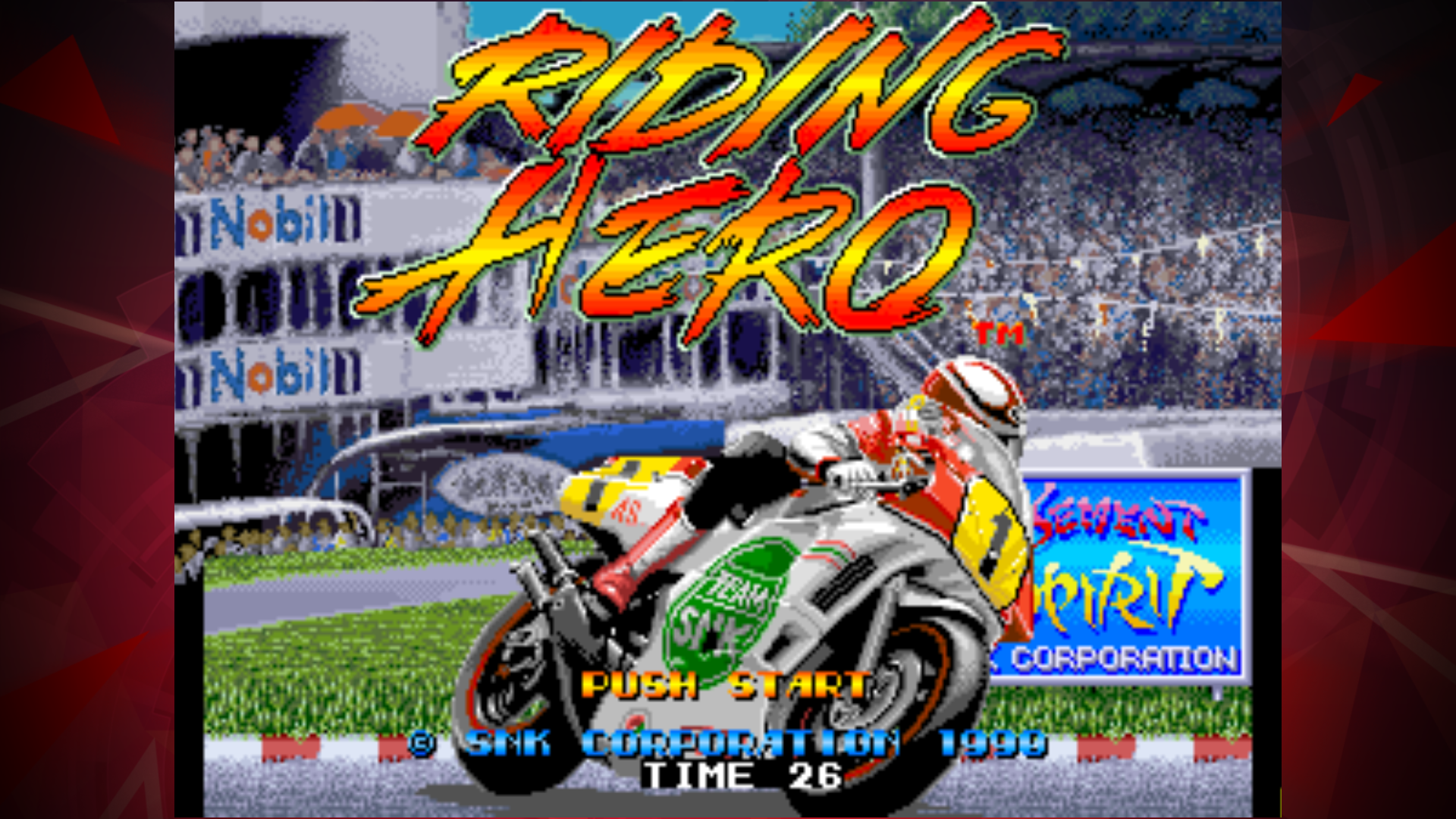 Cuplikan Layar Game RIDING HERO ACA NEOGEO