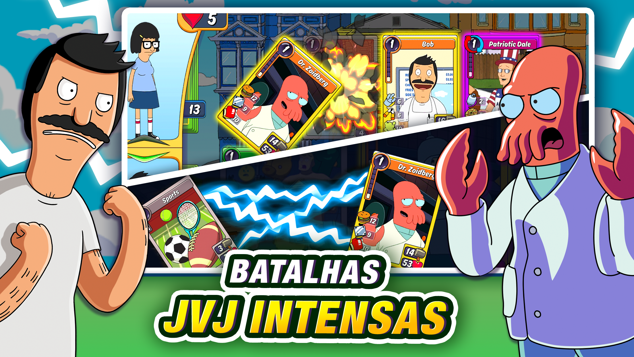 Captura de Tela do Jogo Animation Throwdown: TQFC