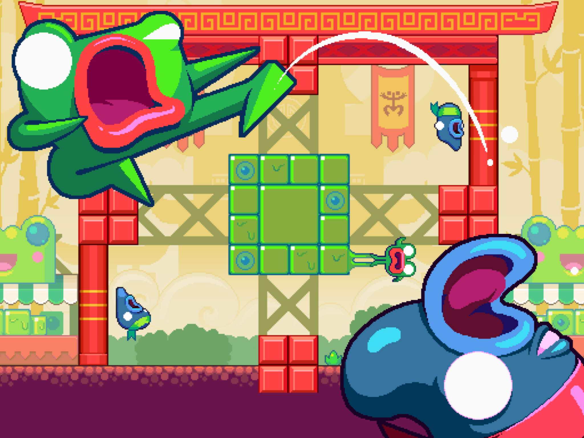 Green Ninja: Year of the Frog Game Screenshot