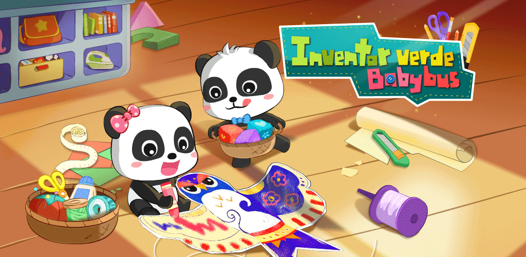 Banner of Panda bebé Inventador verde 8.67.00.00