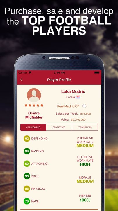 Screenshot 1 of Be the Manager 2019 - Football Strategy 2.1.1