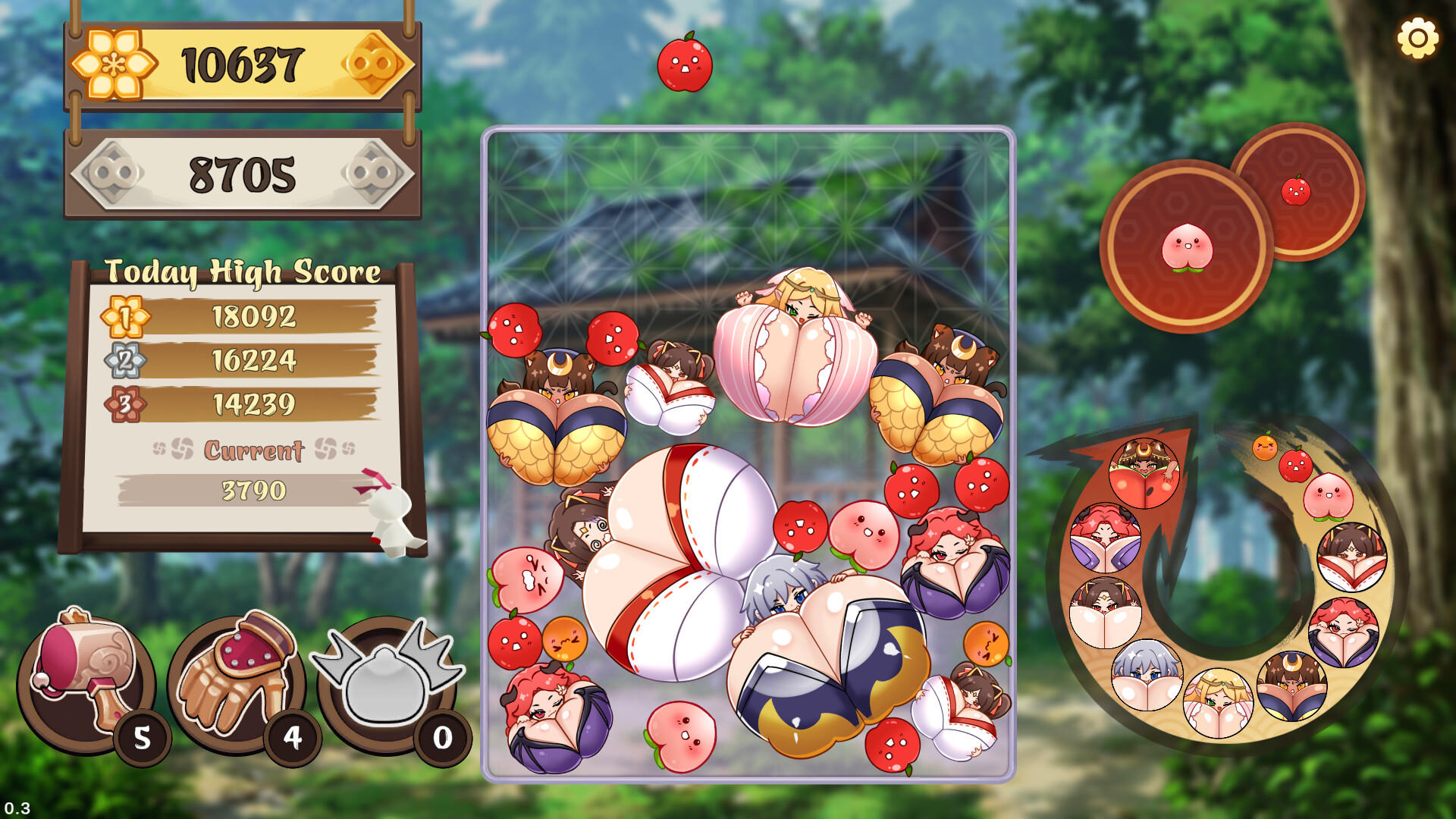 Cute Suika: Big Watermelon ภาพหน้าจอเกม