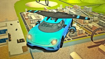 Flying Sport Car Simulator2016 Game Screenshot