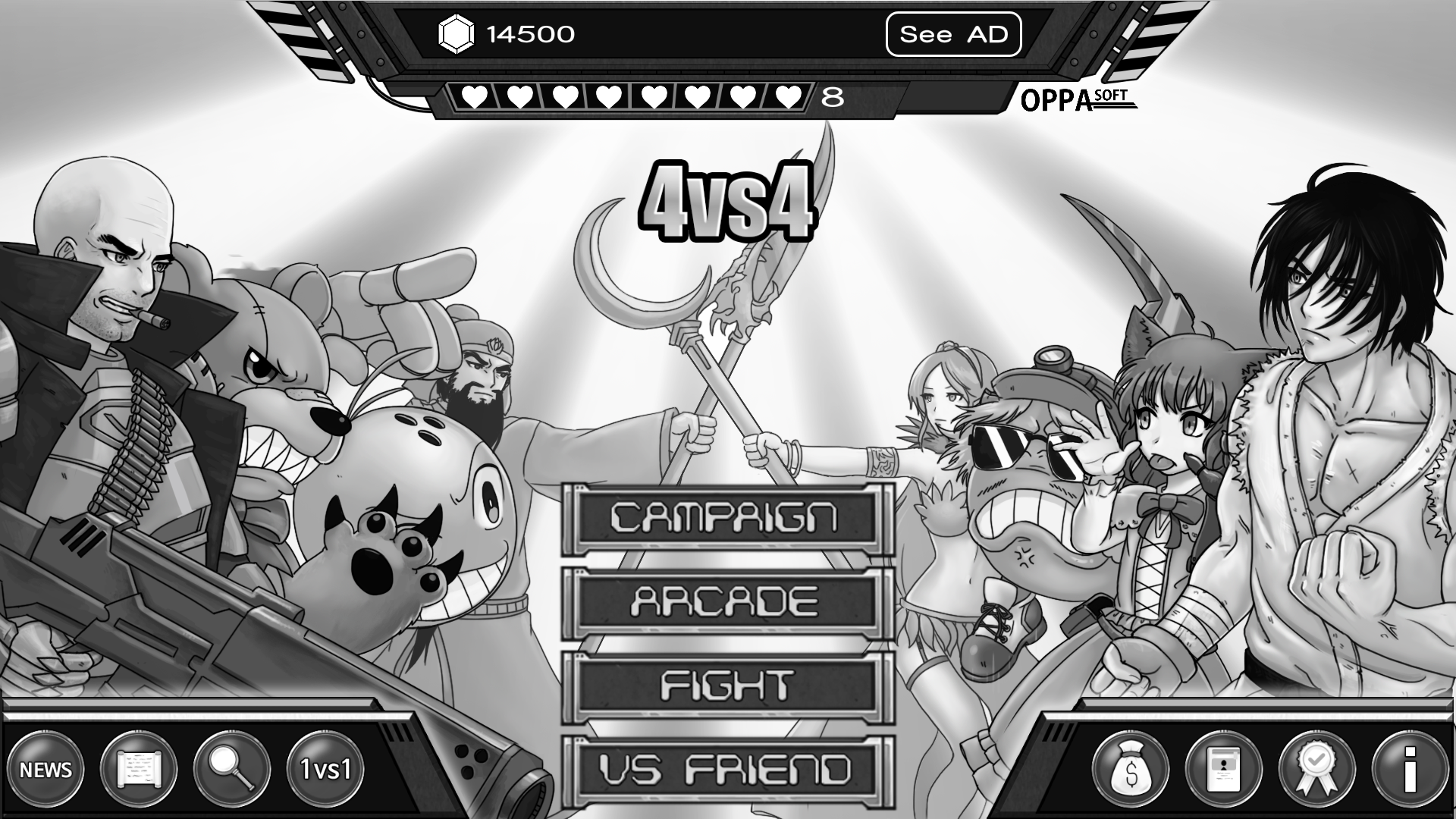 4vs4 遊戲截圖
