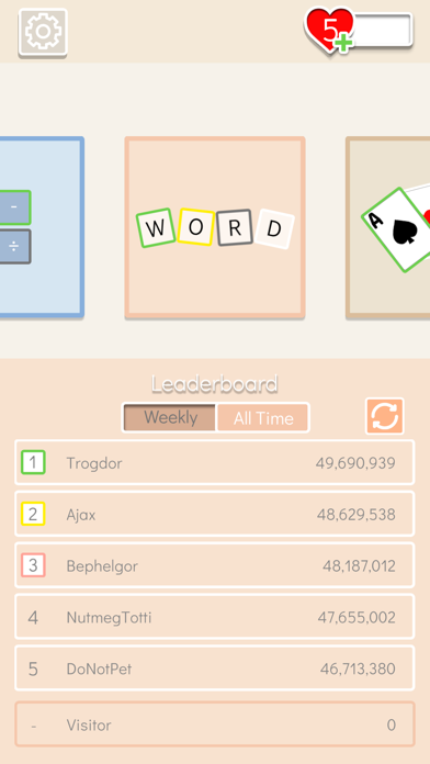 Word Guess・Nerdle・Pokerdle Game Screenshot
