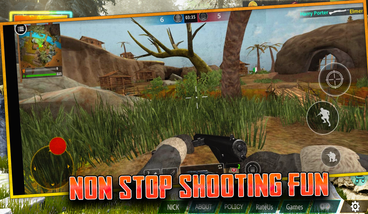 Last Survival Shootout Fire Battleground - FPS Battle Royale War US Army  Battlefield Commando World War::Appstore for Android