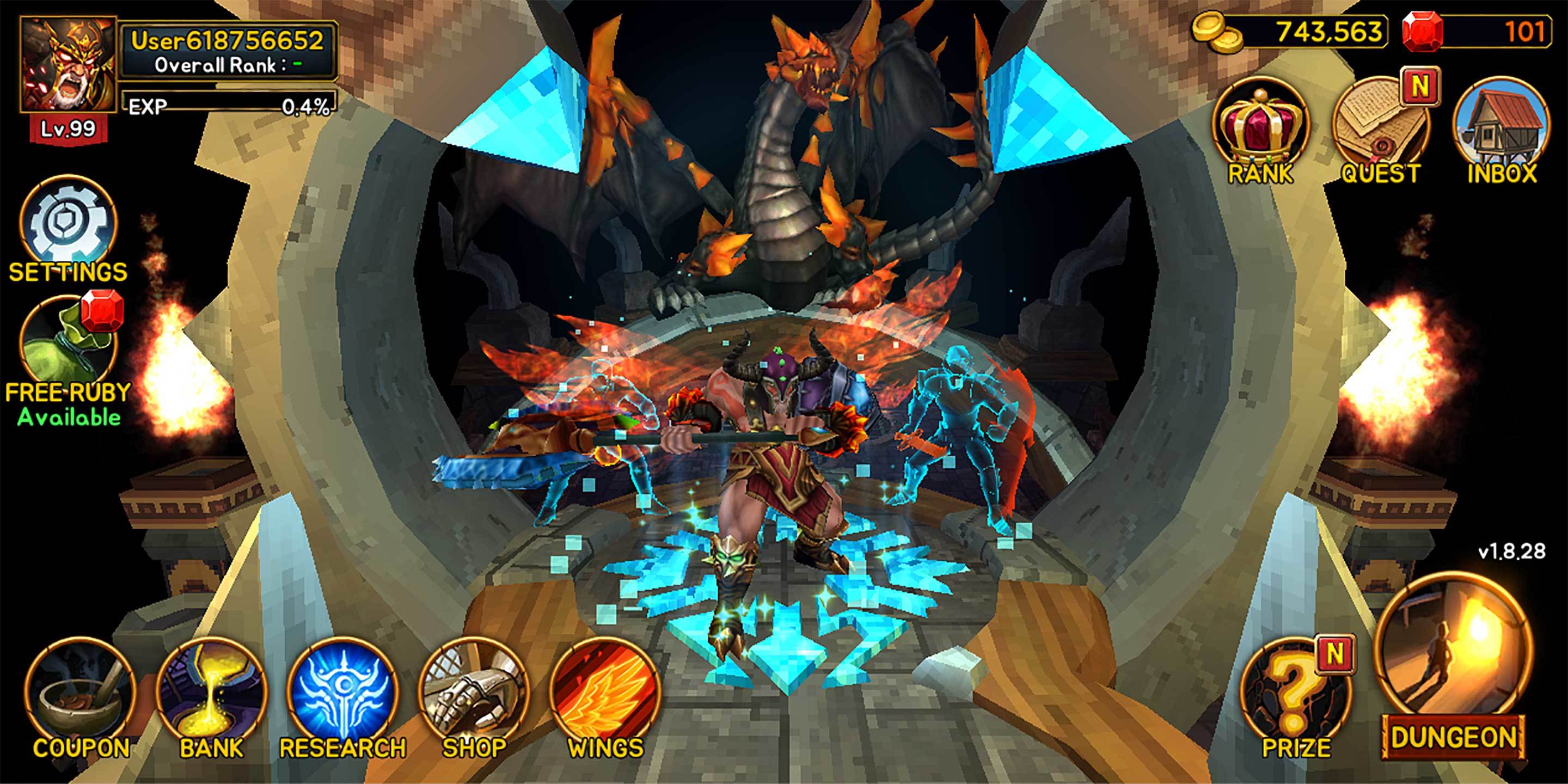 Death Dungeon : Demon Hunting  Game Screenshot