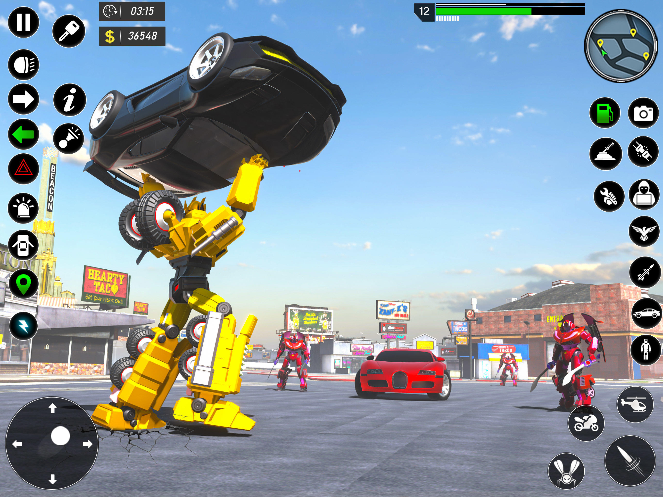 Flying Robot Car Transform android iOS apk download for free-TapTap