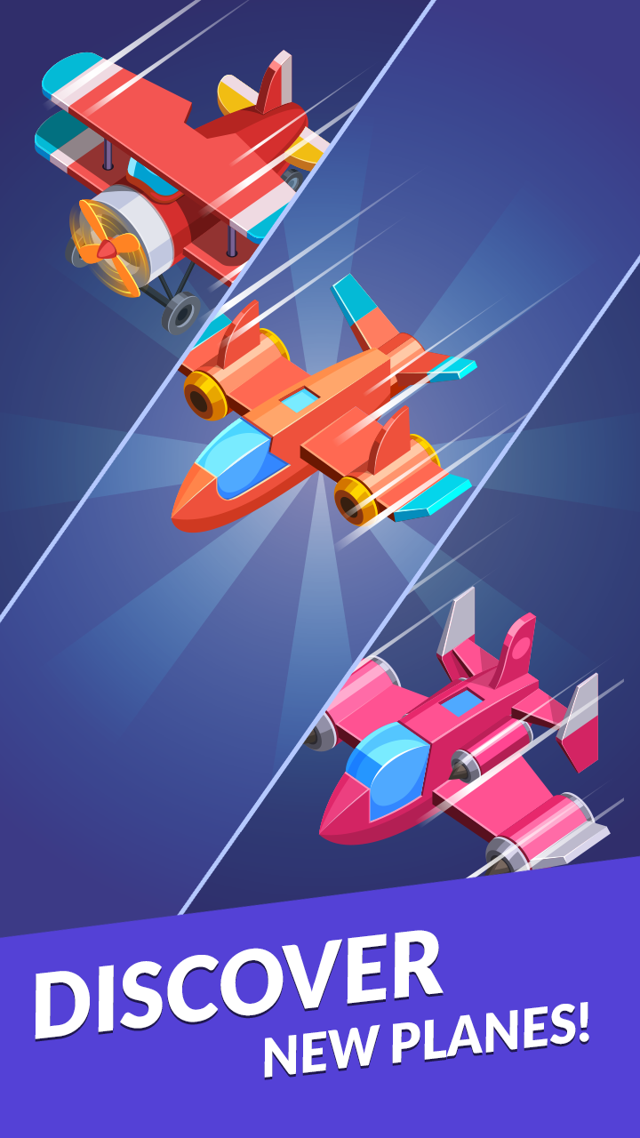 Merge Plane Idle Game Screenshot