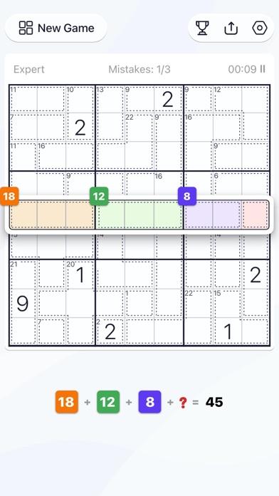 Killer Sudoku - Puzzle Games ภาพหน้าจอเกม