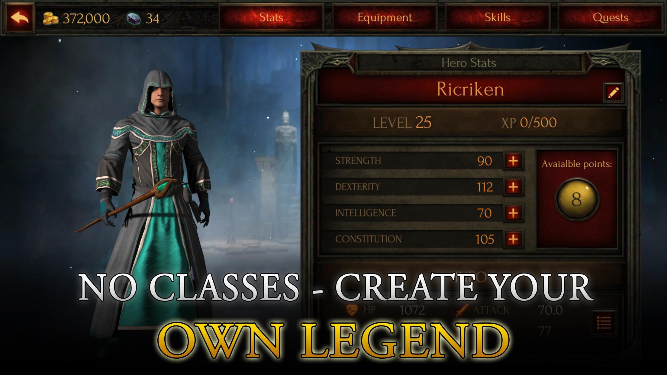 Arcane Quest Legends Offline Game Screenshot