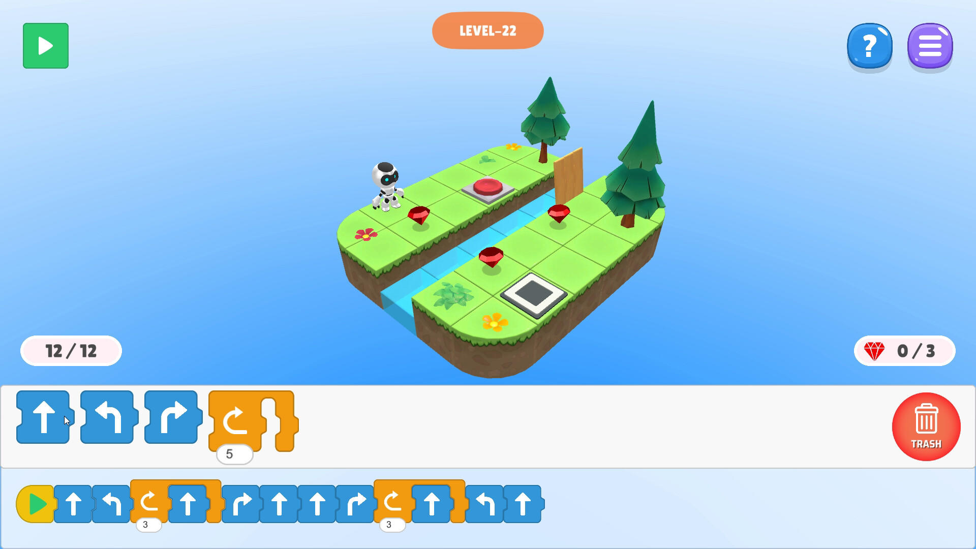 Screenshot of CODING ROBO