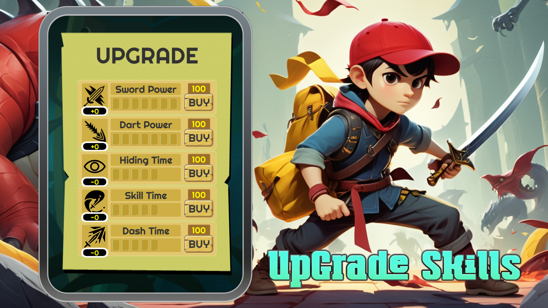 Sword And shield Path: Go Game Screenshot