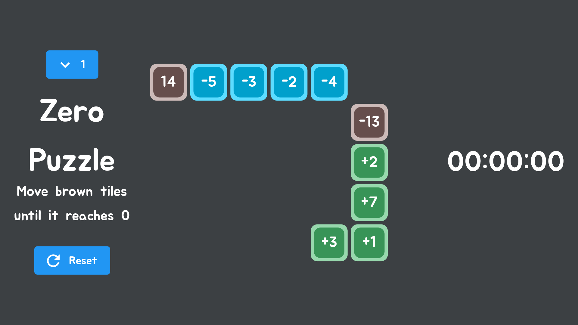 Zero Puzzle Game Screenshot