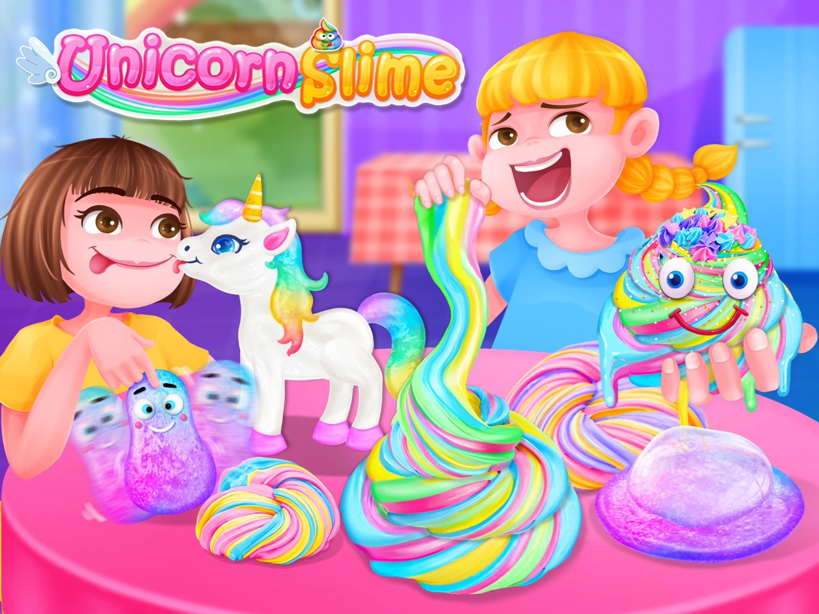 Unicorn Slime - Crazy Fluffy Trendy Slime Fun Game Screenshot