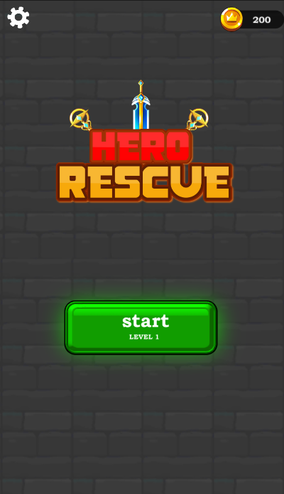 Hero Rescue Game Screenshot