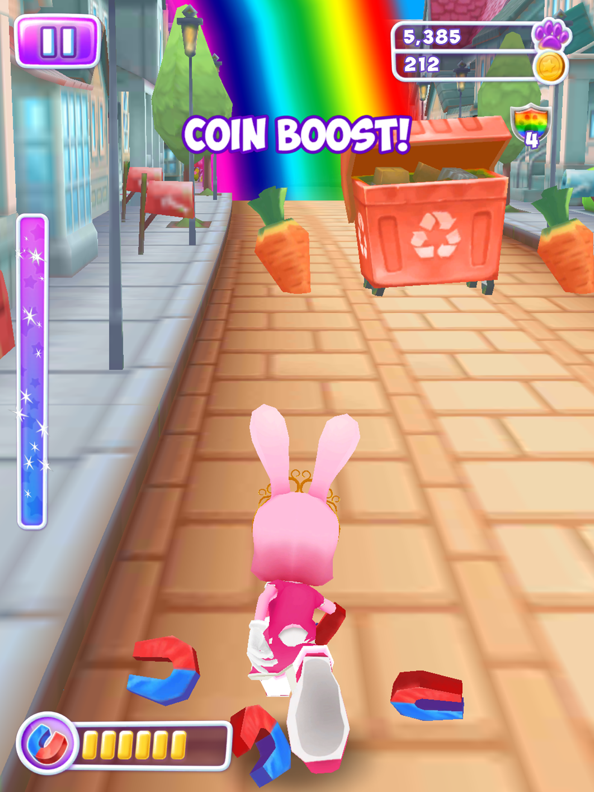 Screenshot of Bunny Rabbit Runner