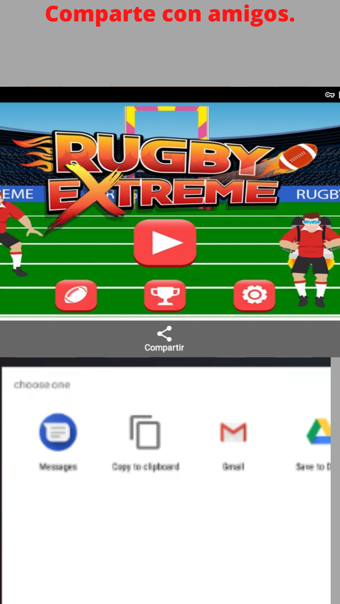 Rugby Game Screenshot