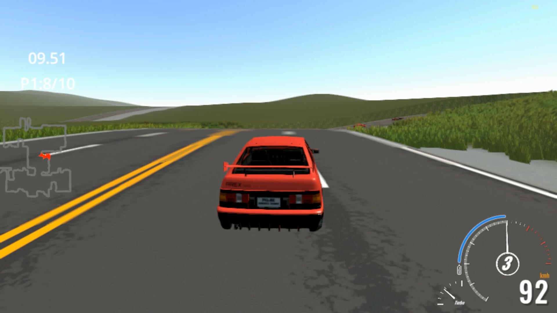 Screenshot of RoadRace