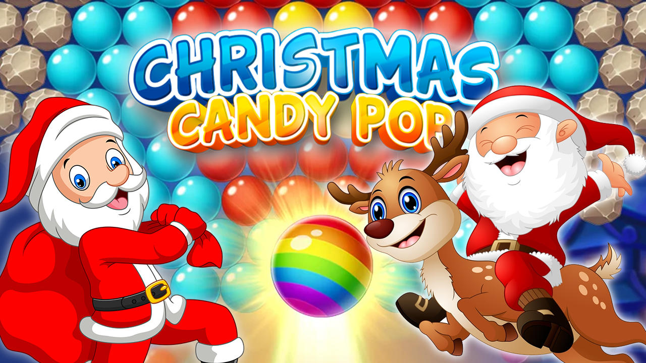 Cuplikan Layar Game Bubble Shooter Santa Christmas