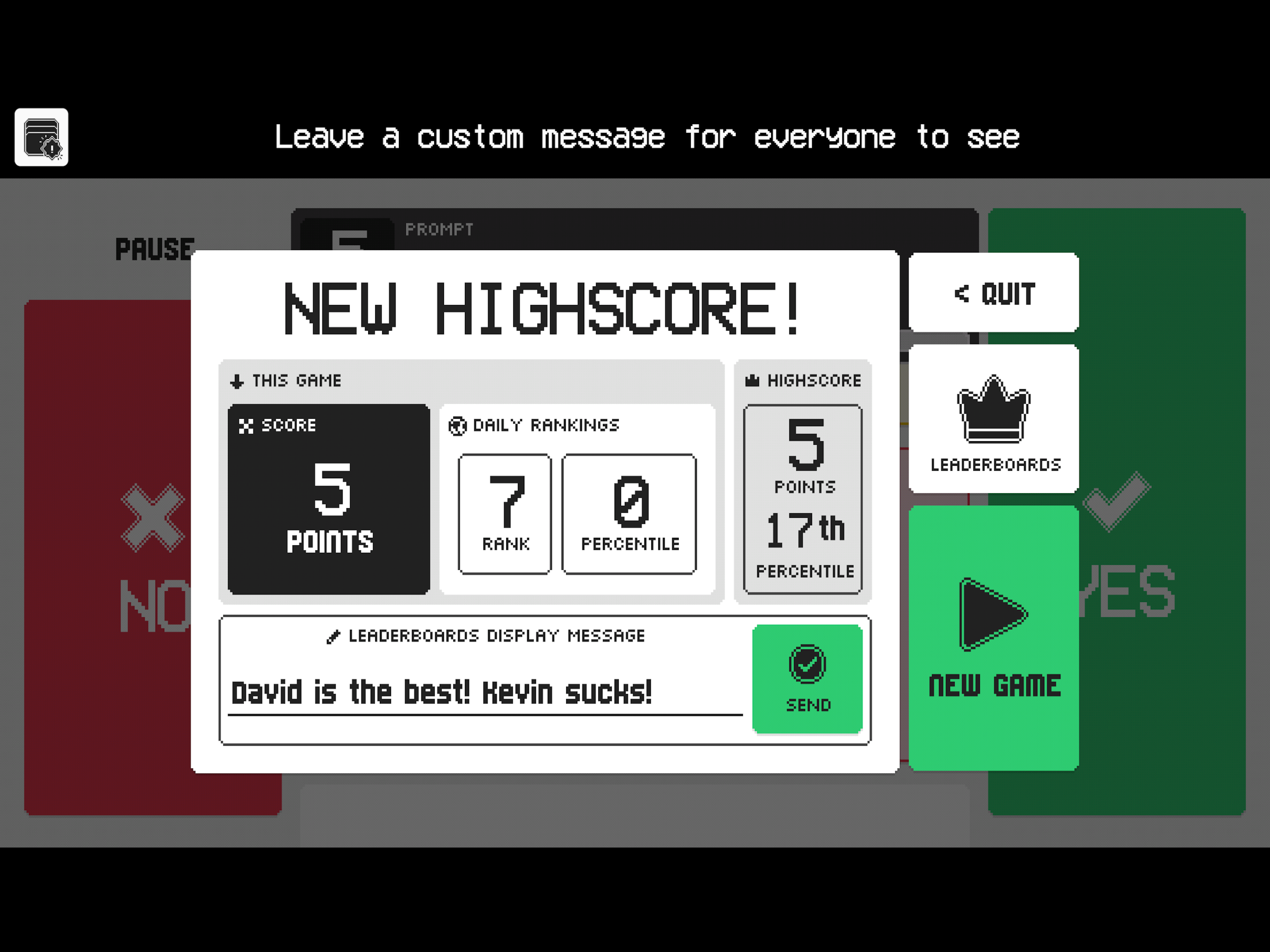 Crash Cards ゲームのスクリーンショット