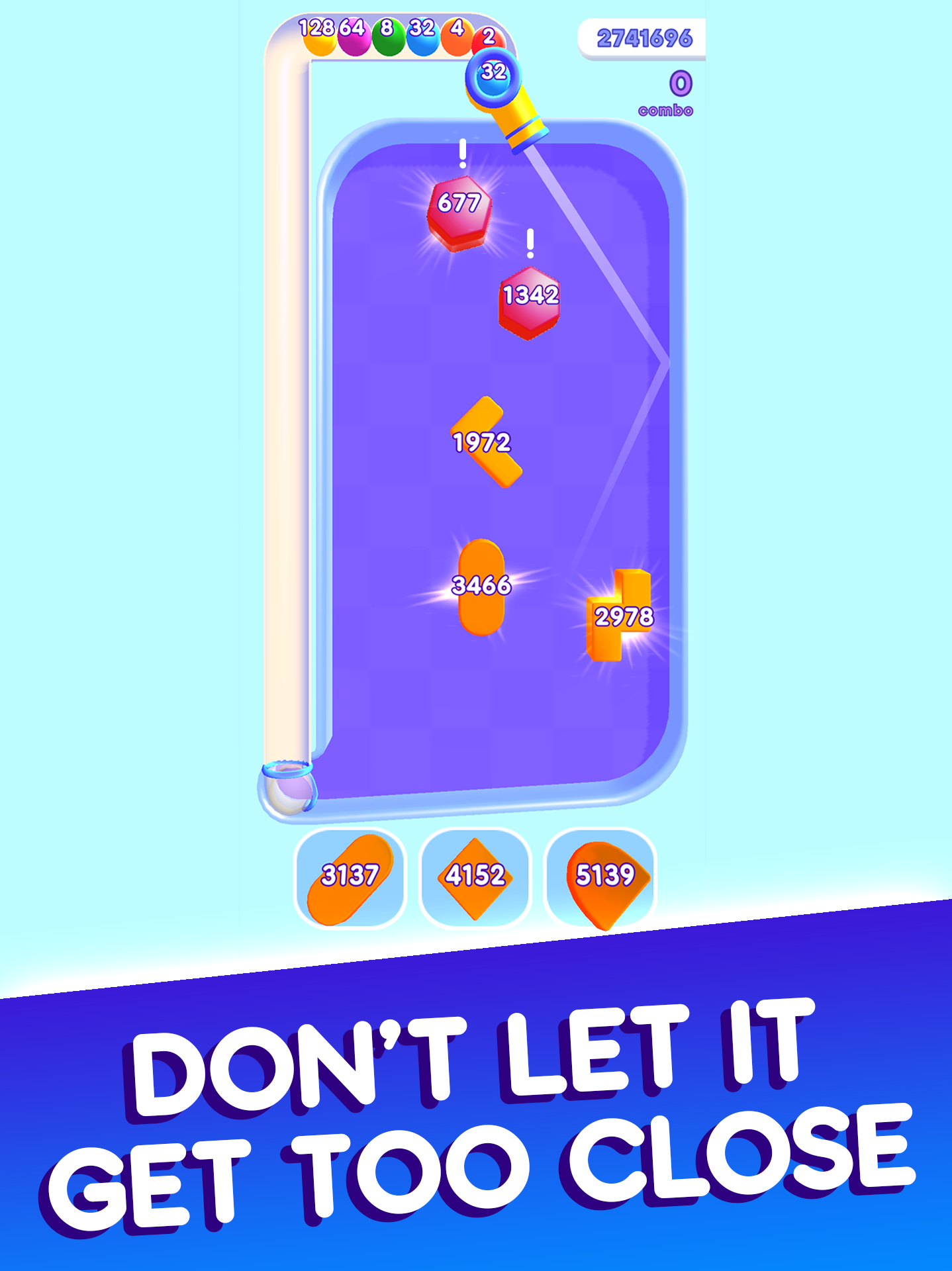 2048 Destruction Balls ゲームのスクリーンショット