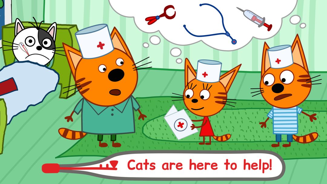Kid-E-Cats Animal Doctor Games screenshot game