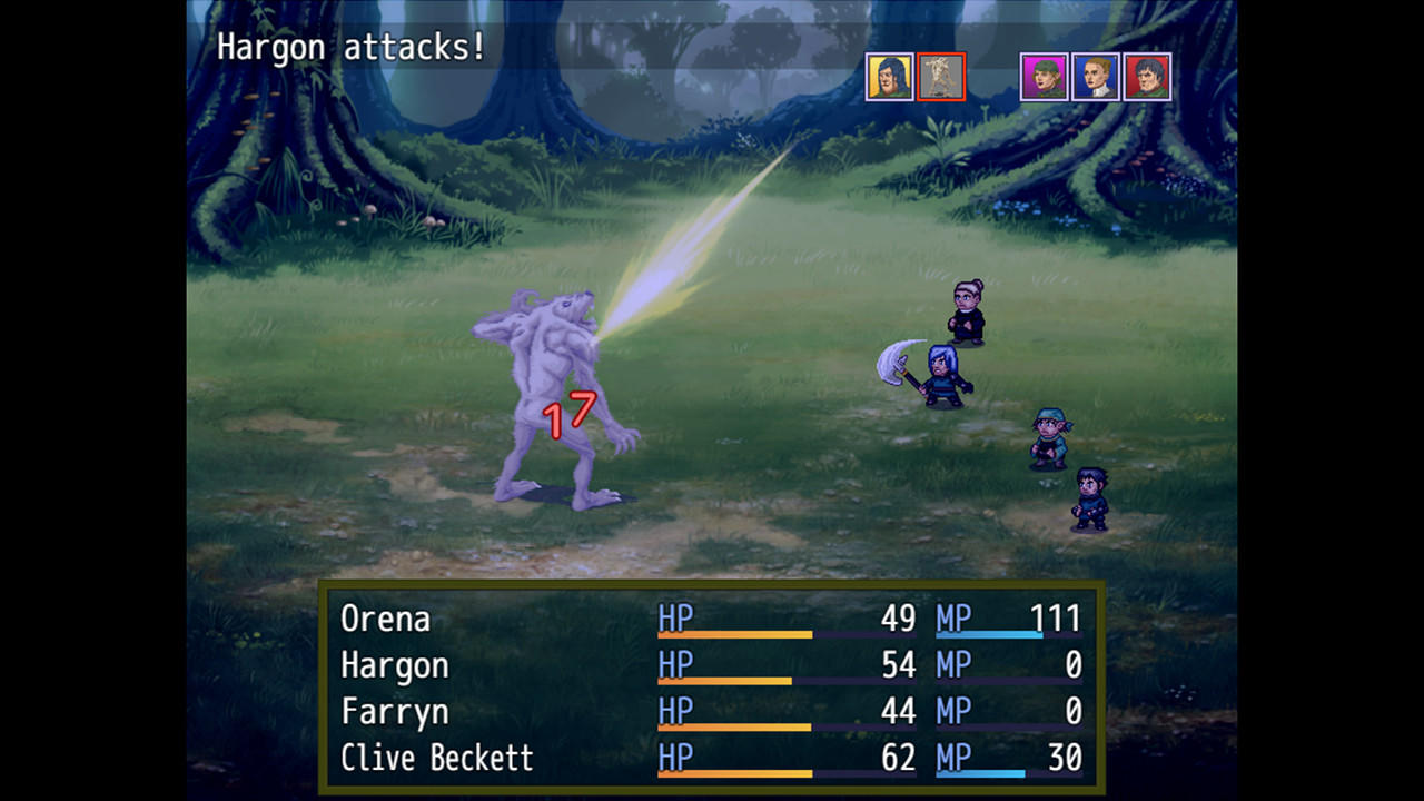 Screenshot of The Harrowed