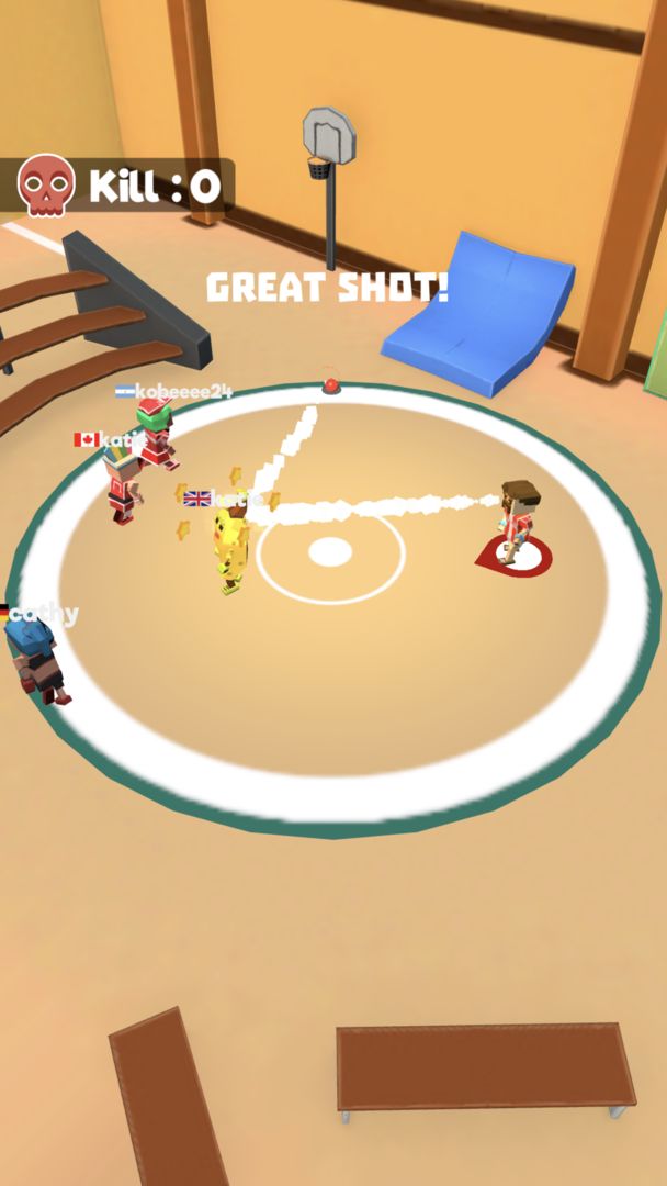 Dodgeball.io screenshot game