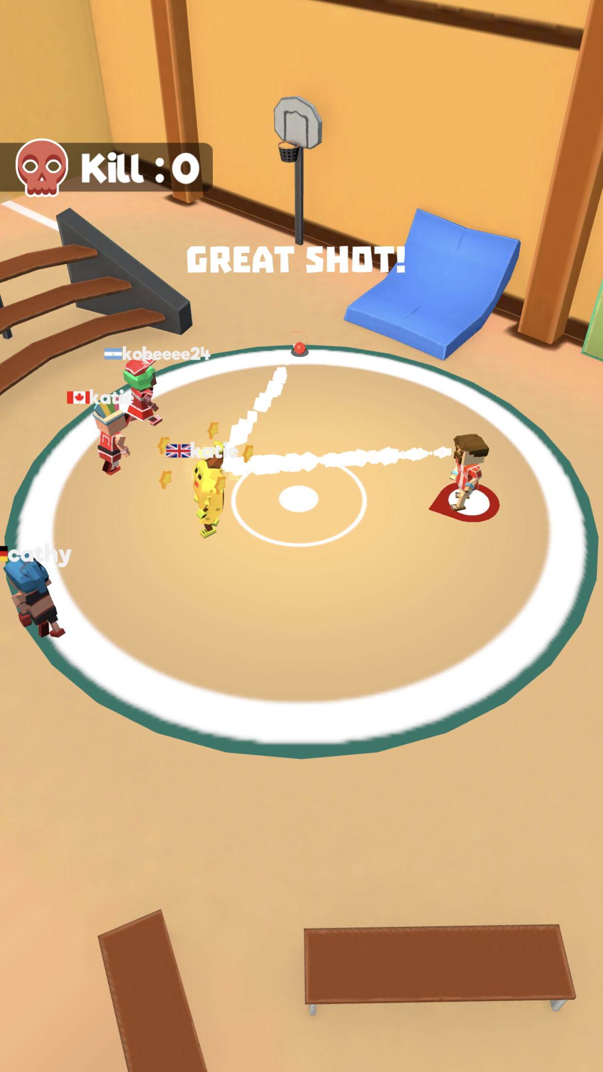 Dodgeball.io Game Screenshot