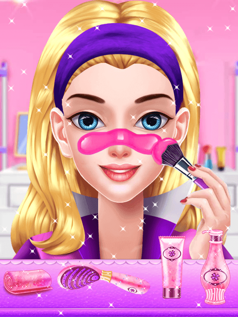 Rosa Salão de Maquiagem Princesa versão móvel andróide iOS apk