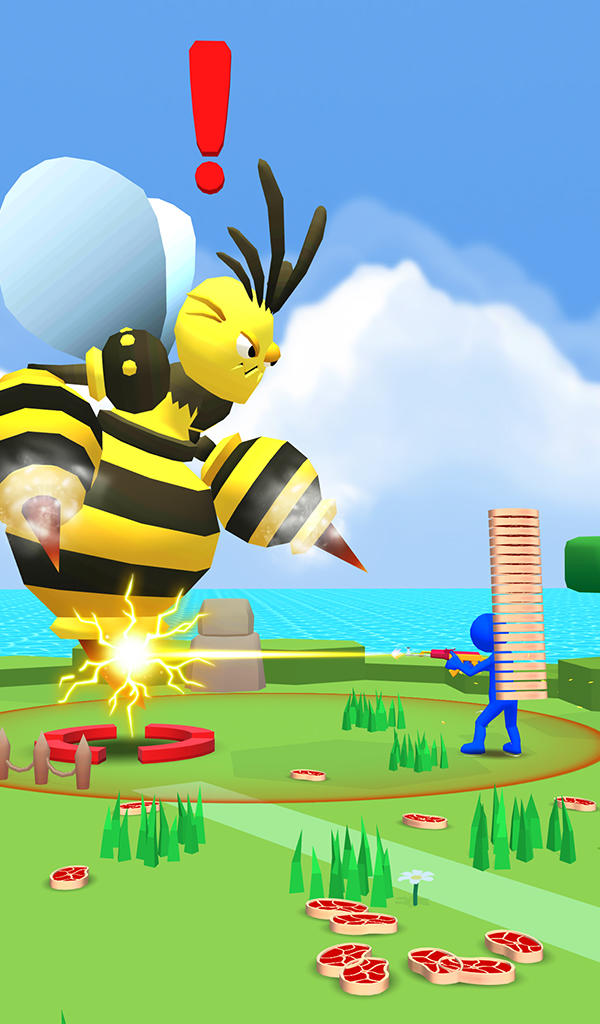 Idle Shooter: Camping Land Game Screenshot